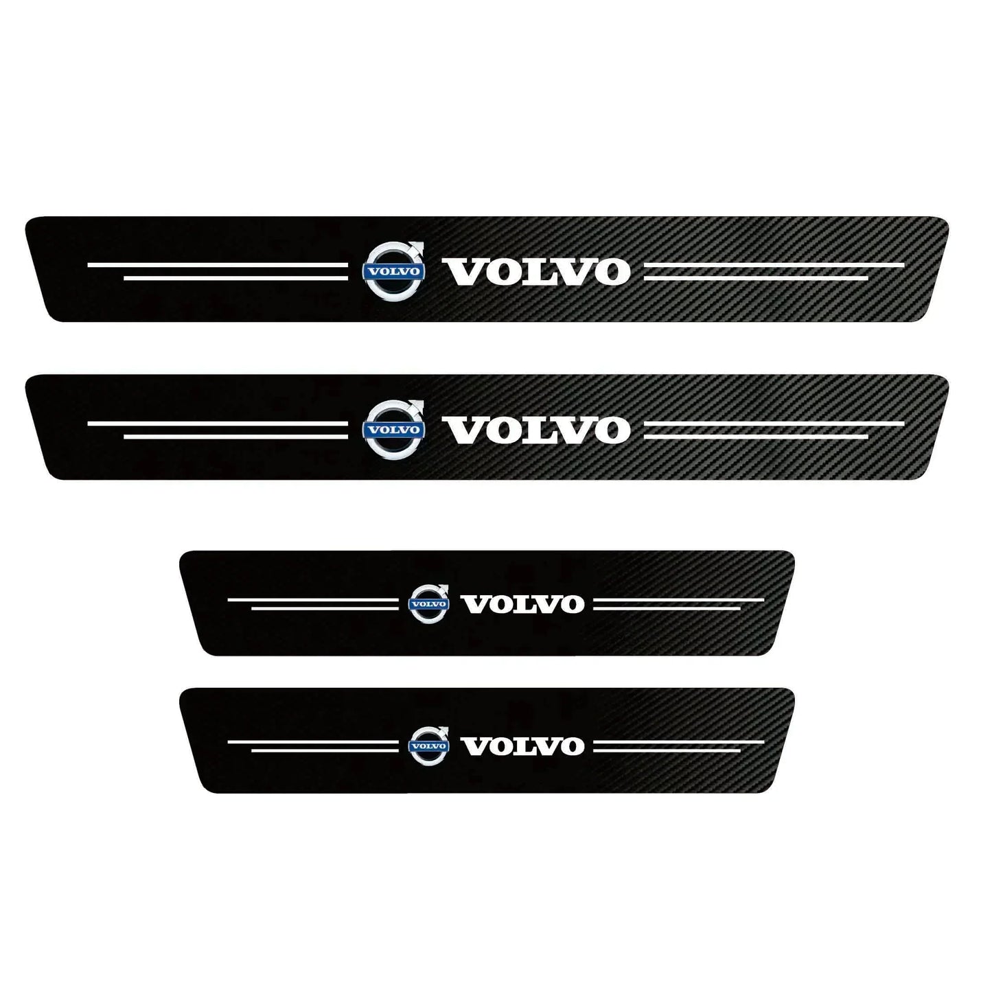 EmblazeR - Carbon Fiber Door Sill Protector 9Pcs
